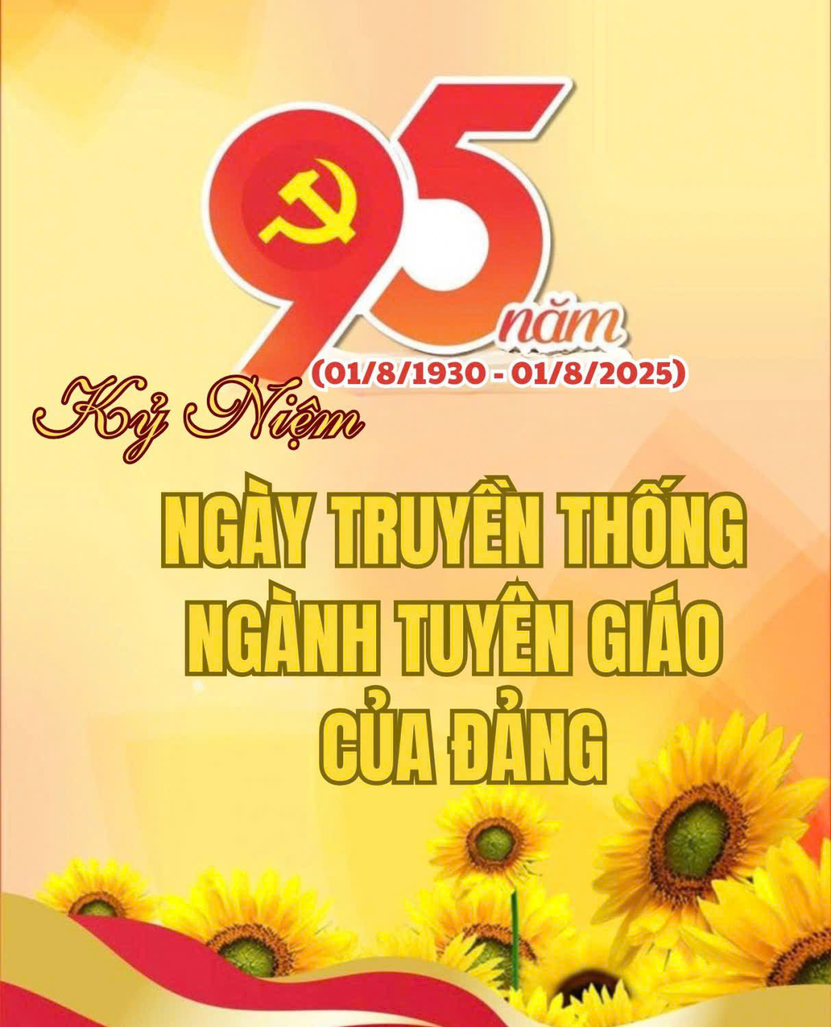 Kỷ niệm 95 năm Ngày truyền thống Ngành Tuyên giáo của Đảng (01/8/1930 - 01/8/2025)